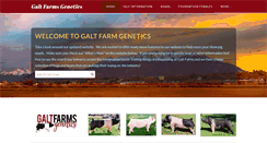 Desktop Screenshot of galtfarmsgenetics.com