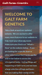 Mobile Screenshot of galtfarmsgenetics.com